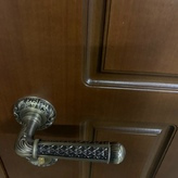 раздельная дверная ручка, фото сверху